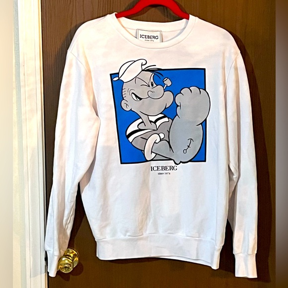 Iceberg Other - Iceberg men’s XL Popeye, the sailor man sweatshirt